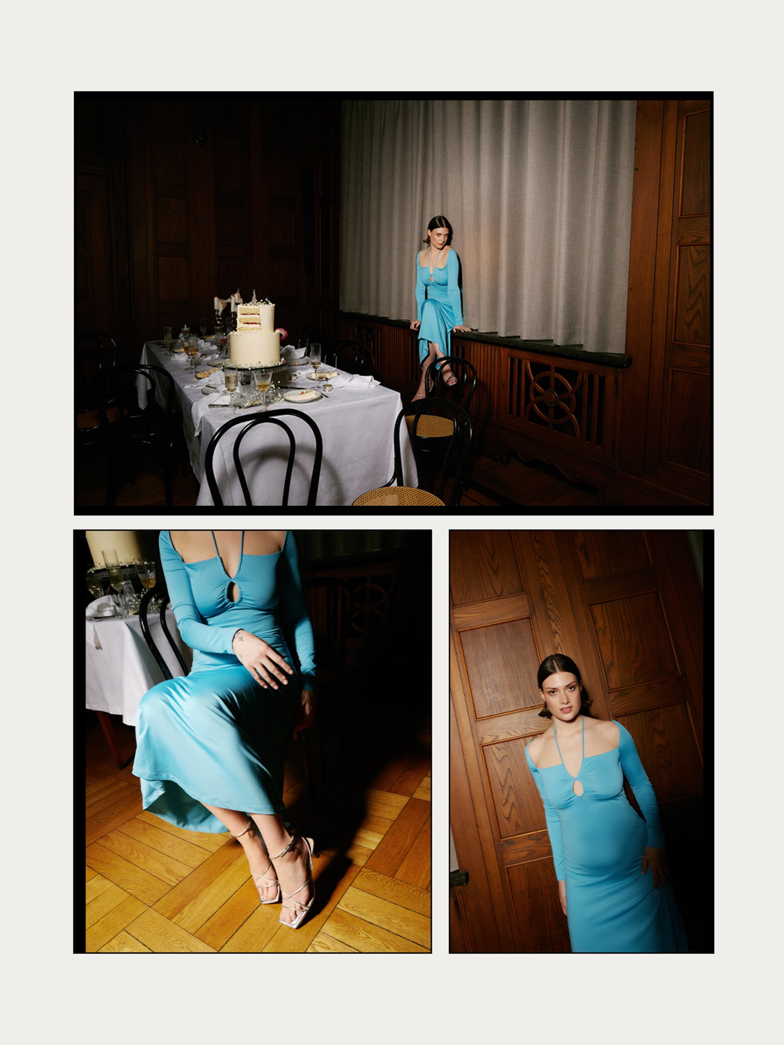 Liv - Elegant Bright Blue Look by Edited