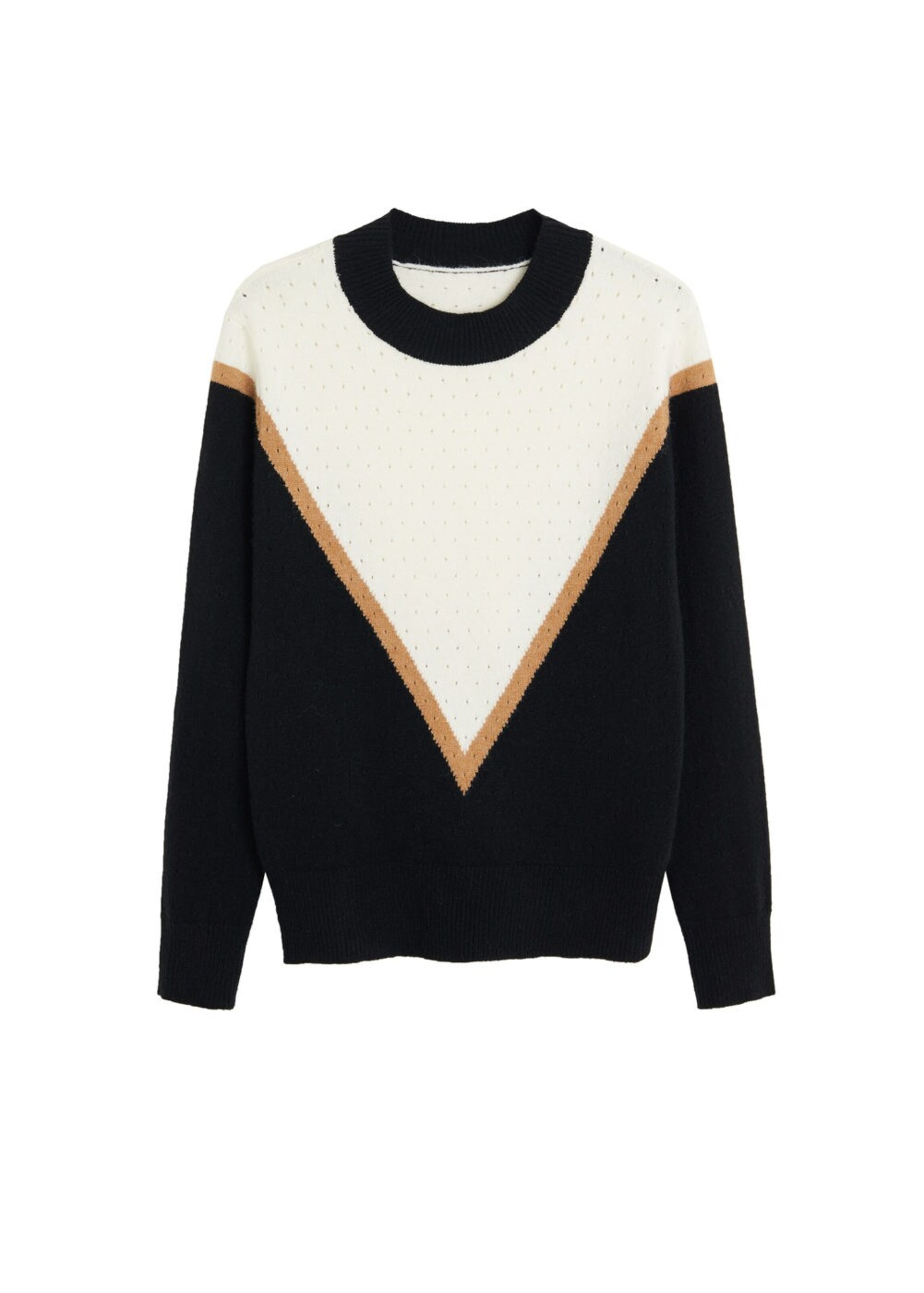 MANGO - Pullover 'destiny' in schwarz