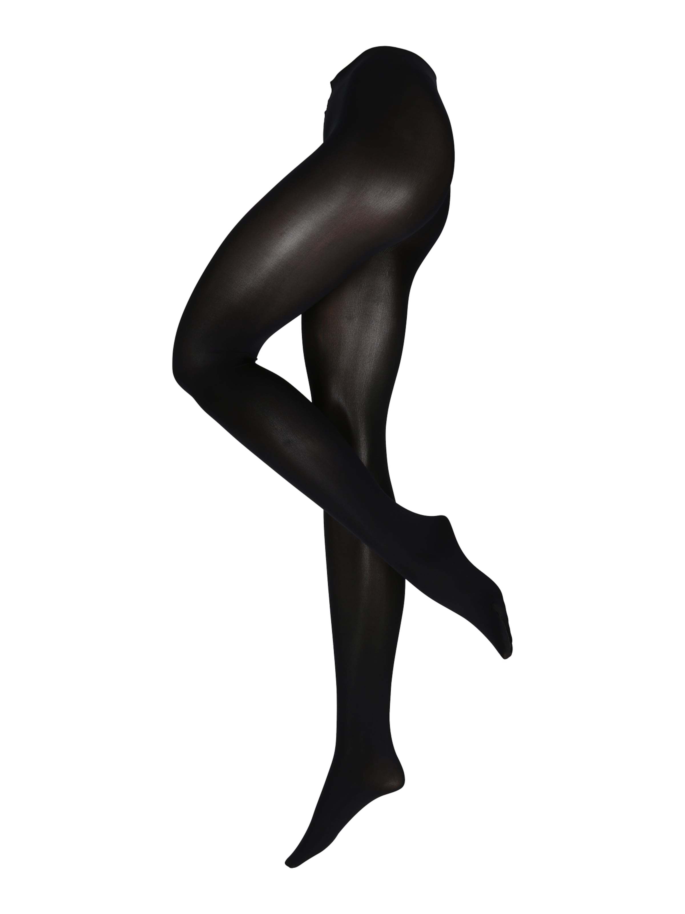 FALKE Nylonstrumpbyxa &#x27;Seidenglatt&#x27; i blå: framsida