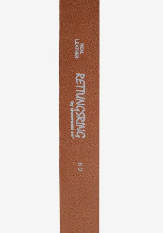 RETTUNGSRING by showroom 019° Belt 'Muschel' in Brown