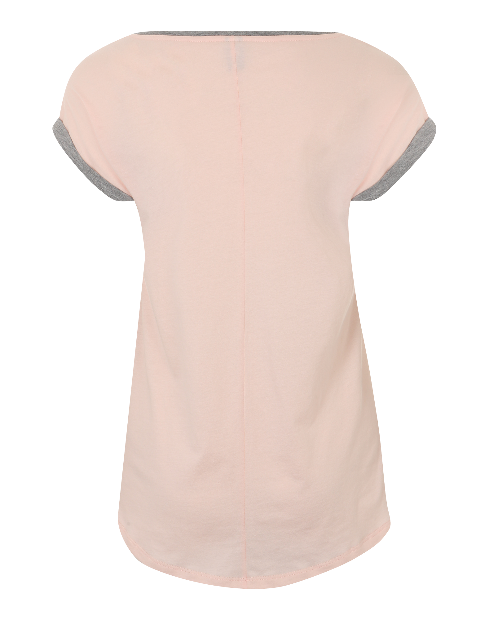 Iriedaily T-Shirt Backside in Rosa, Graumeliert 