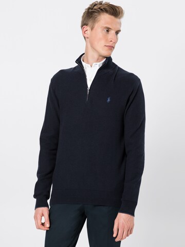 Polo Ralph Lauren Regularny krój Sweter w kolorze niebieski: przód