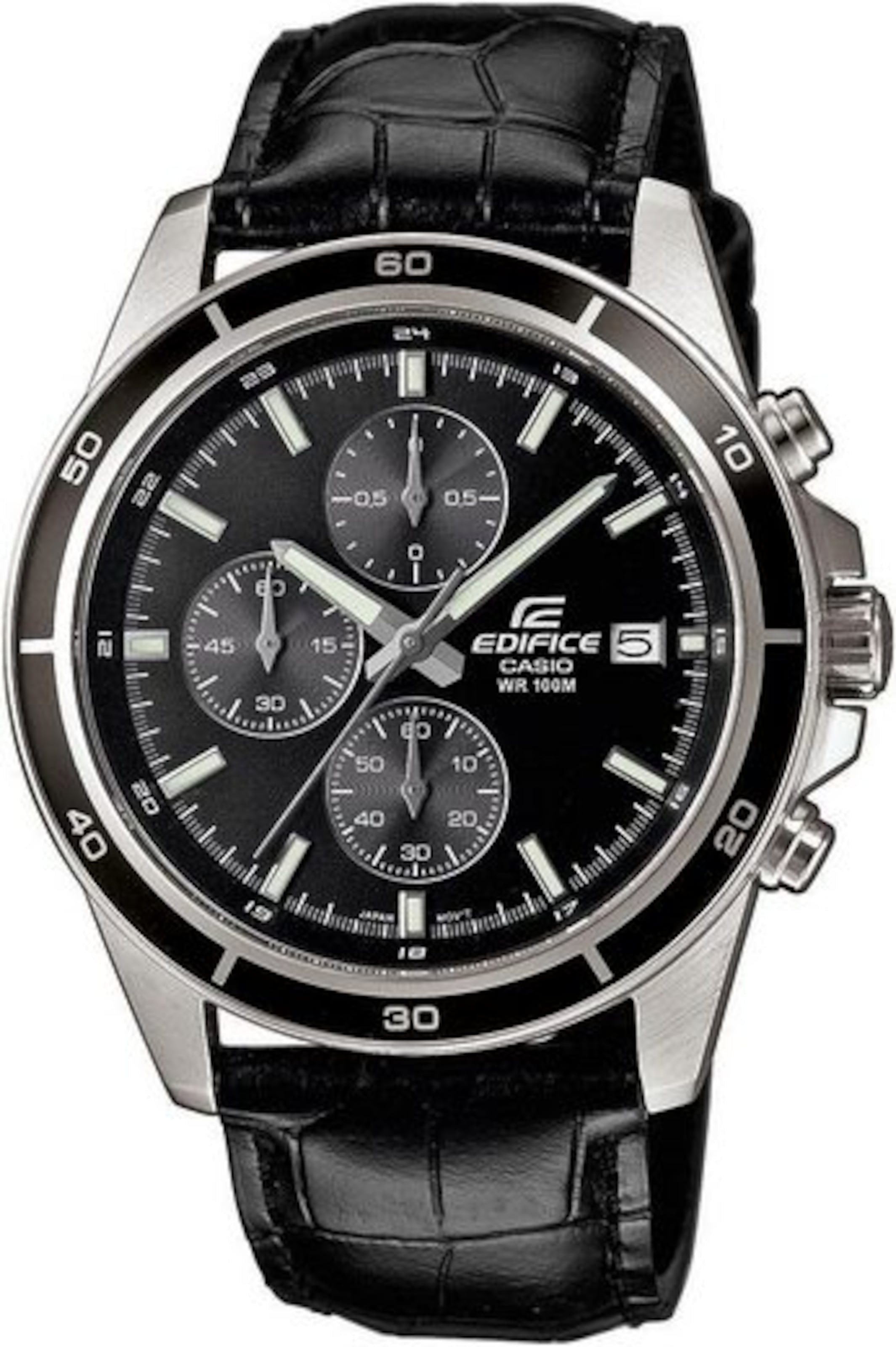 CASIO Analog Watch 'EFR-526L-1AVUEF' in Black: front