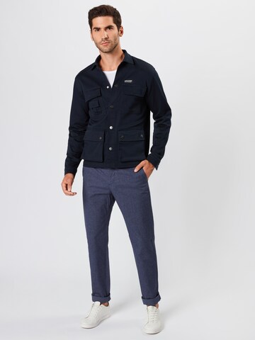 Coupe slim Pantalon SELECTED HOMME en bleu