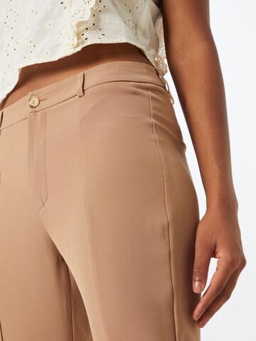 Moves Regular Pleated Pants 'luni 1457' in Beige