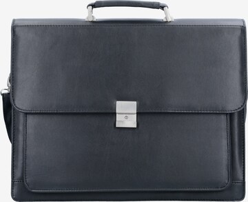 D&N Document Bag in Black: front