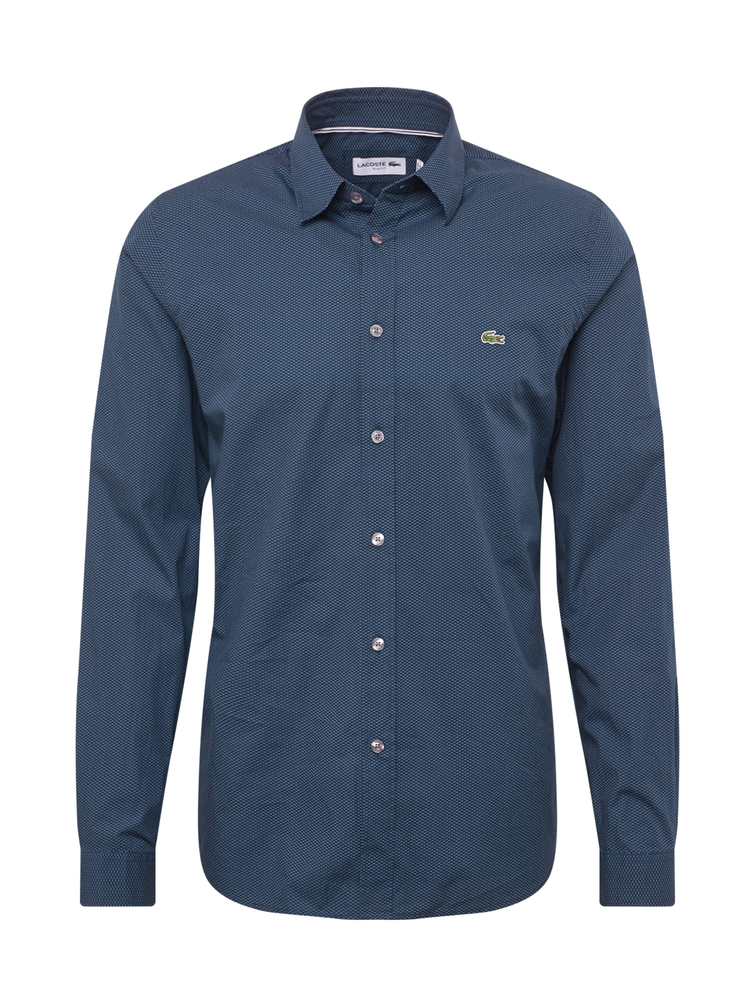 LACOSTE - Overhemd 'CHEMISE CASUAL MANCHES LO' in de kleur Marine
