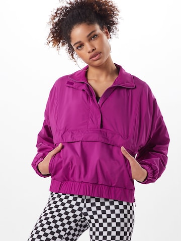 Urban Classics Between-Season Jacket in Purple: front