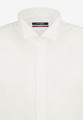 Coupe regular Chemise business 'Modern' SEIDENSTICKER en blanc