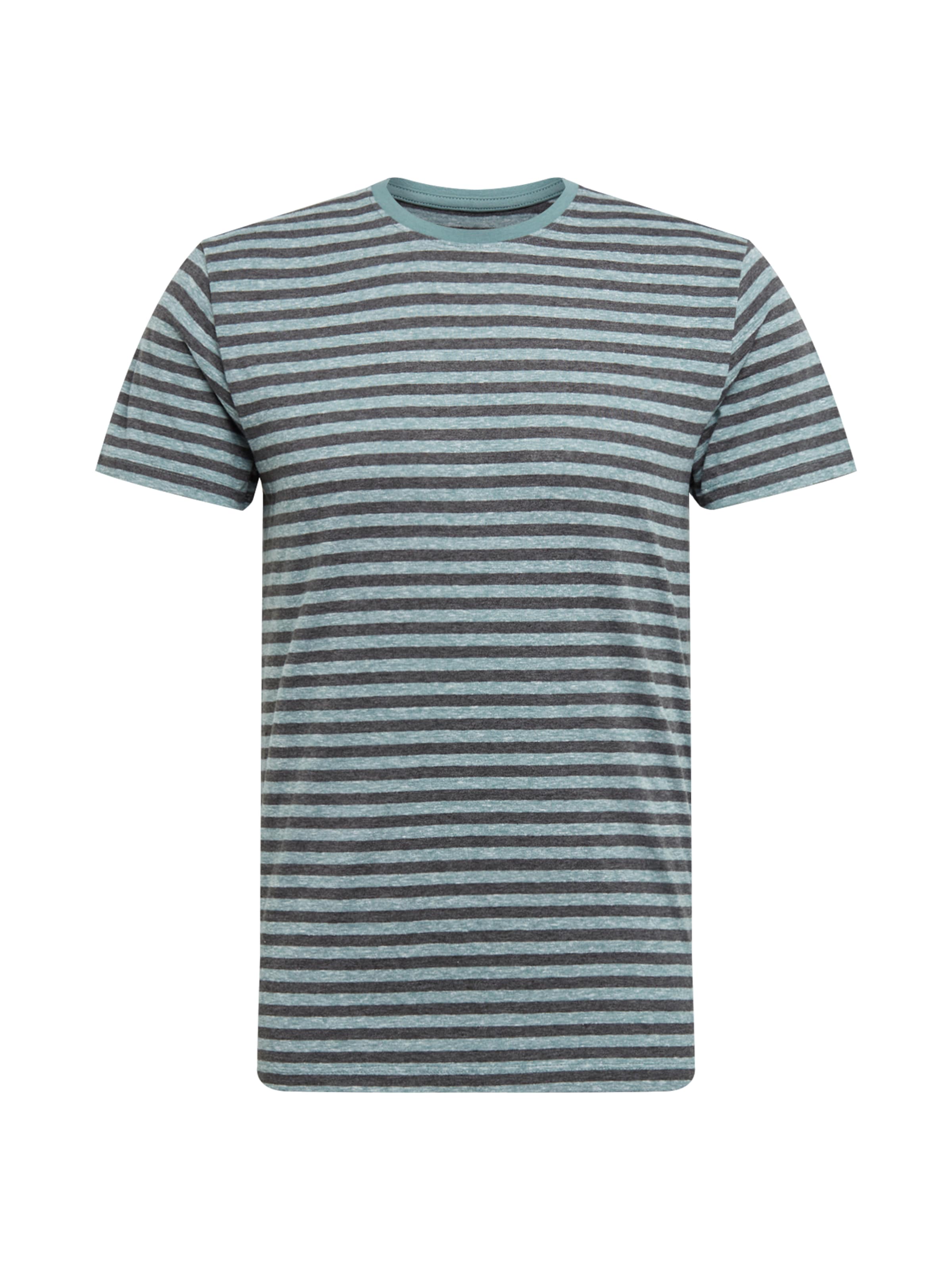 EDC BY ESPRIT - Shirt 'SG-089CC2K014' in de kleur Smoky blue