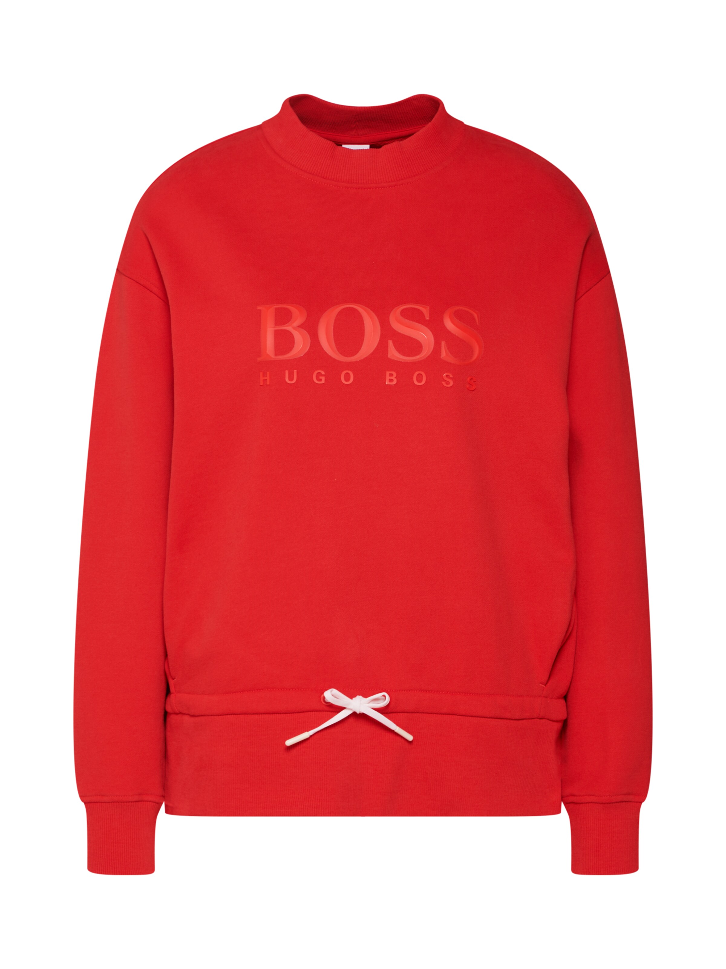 BOSS - Sweatshirt 'Tathisis' in de kleur Rood