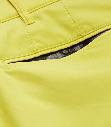 Meyer Hosen Slim fit Chino Pants 'B-St. Andrews' in Yellow