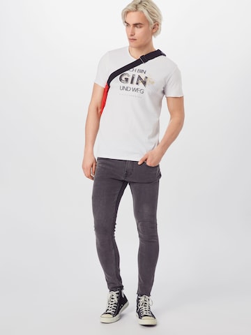 EINSTEIN & NEWTON Regular fit Shirt 'Gin Weg' in Wit: voorkant