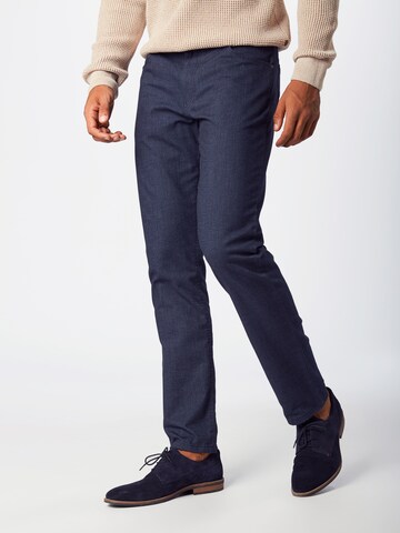 BRAX Regular Broek 'Cooper' in Blauw: voorkant