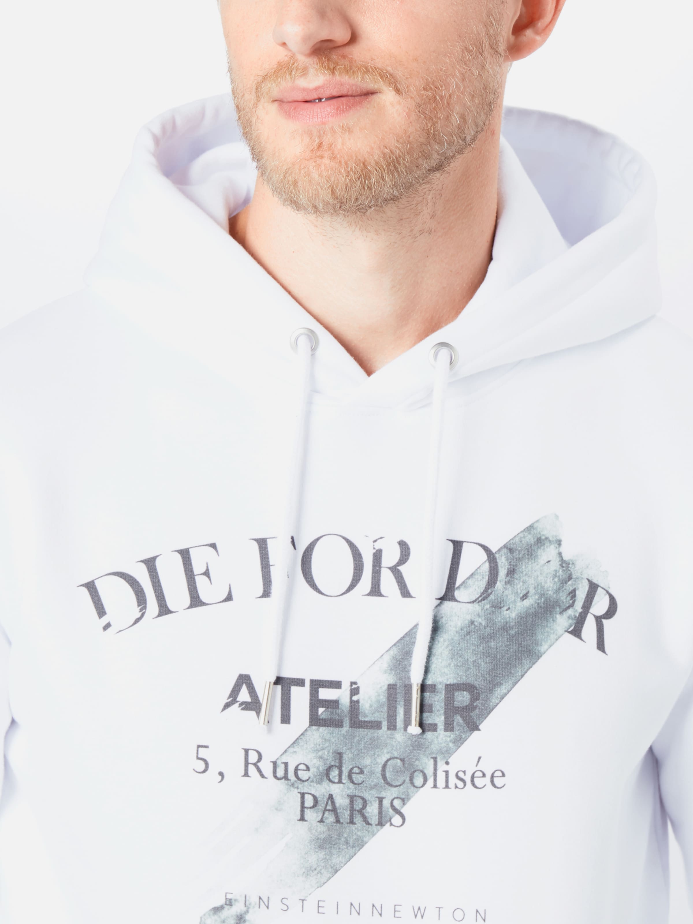 Homme Sweatshirt Nico Tin EINSTEIN & NEWTON en Blanc 