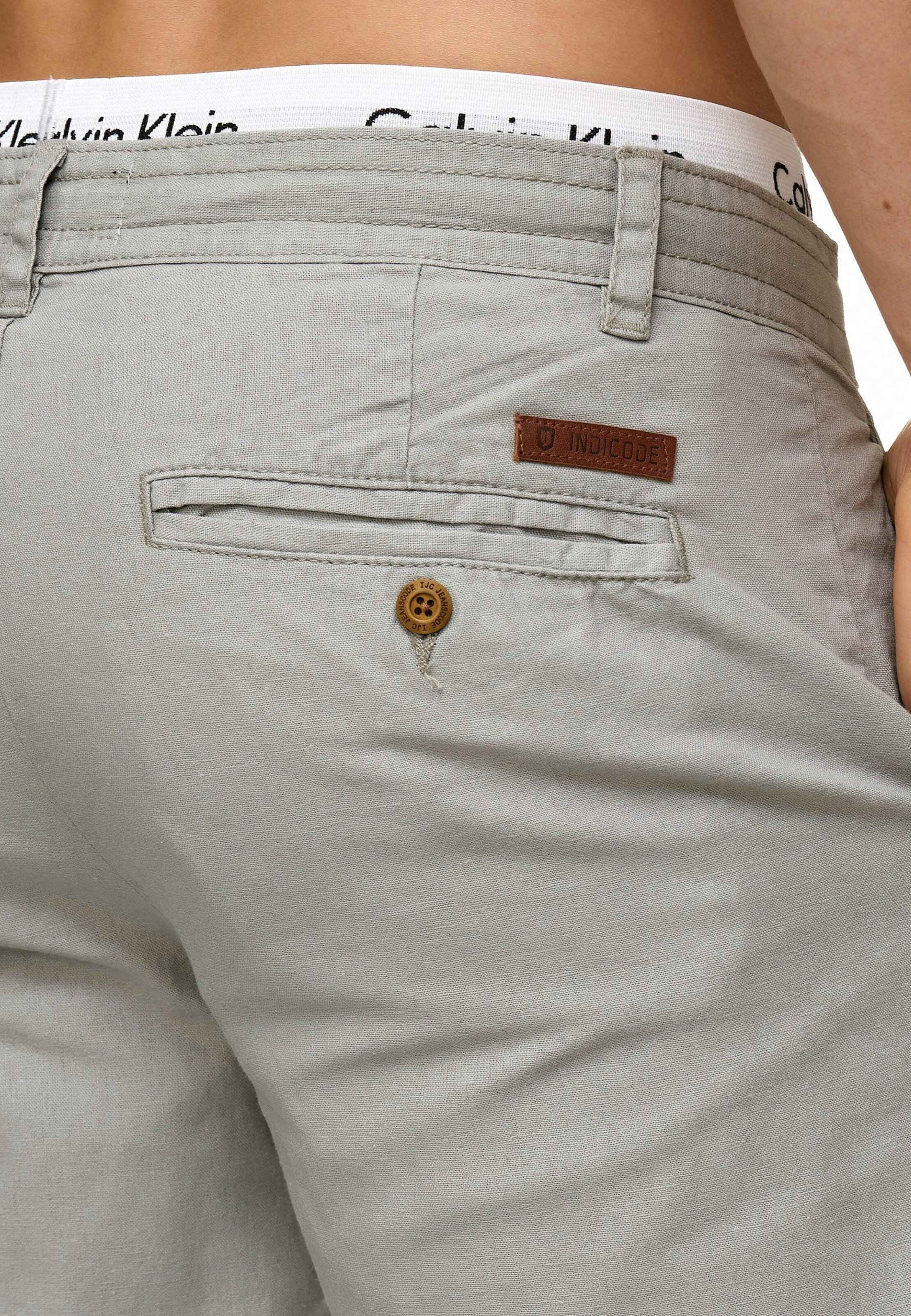 INDICODE JEANS Regular Chino 'Veneto' in Grijs