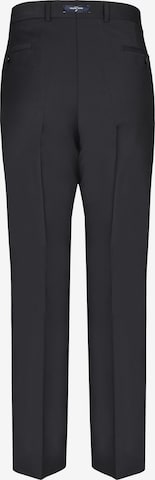 Regular Pantalon à plis HECHTER PARIS en noir