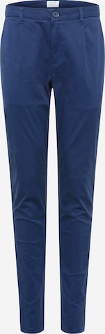 Only & Sons Pleat-Front Pants 'CAM' in Blue: front