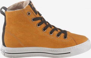 Paul Green High-Top Sneakers in Yellow