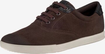 ECCO Sneakers laag in Bruin: voorkant