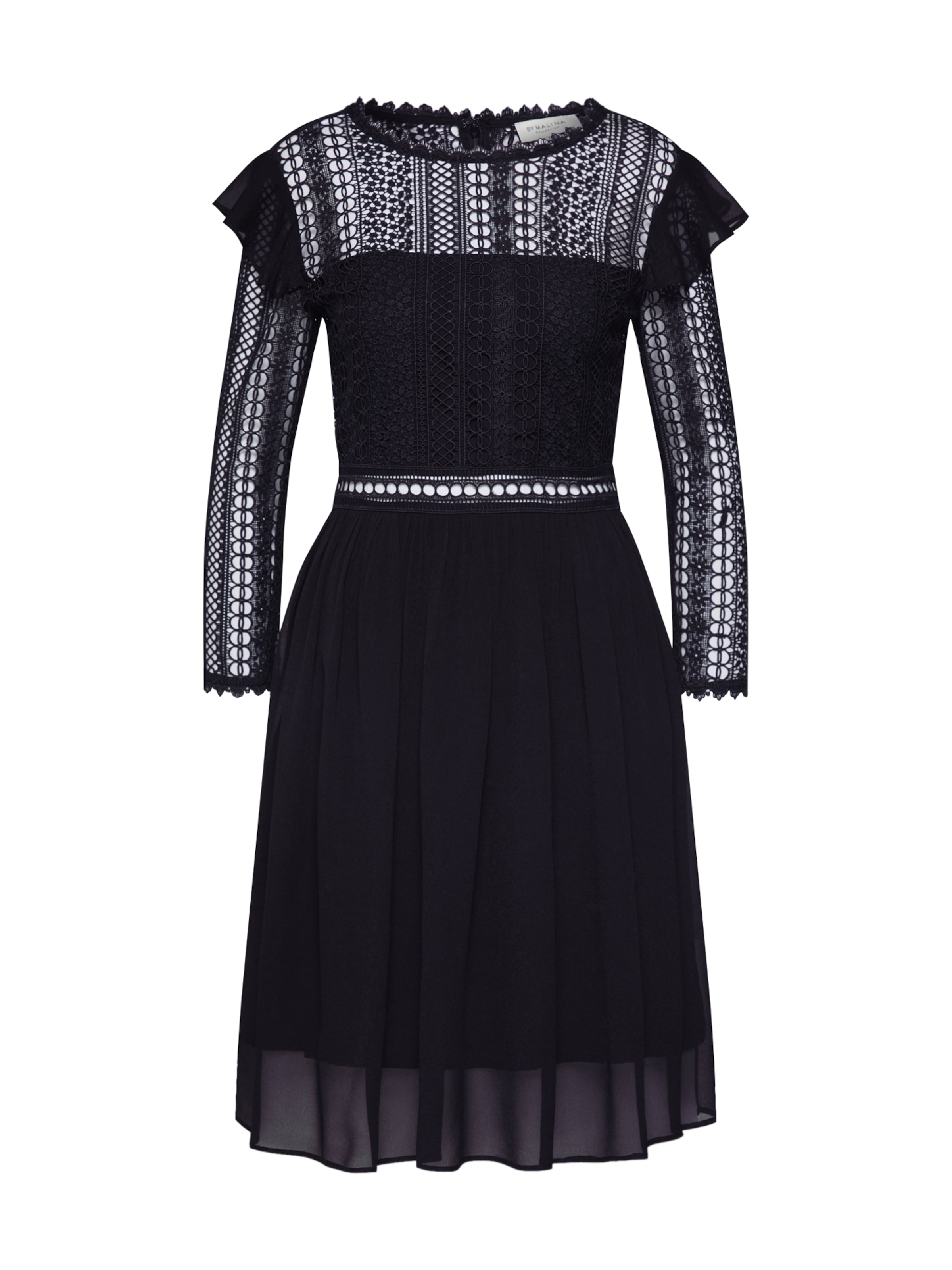 By Malina - Jurk 'Marilene' in de kleur Zwart