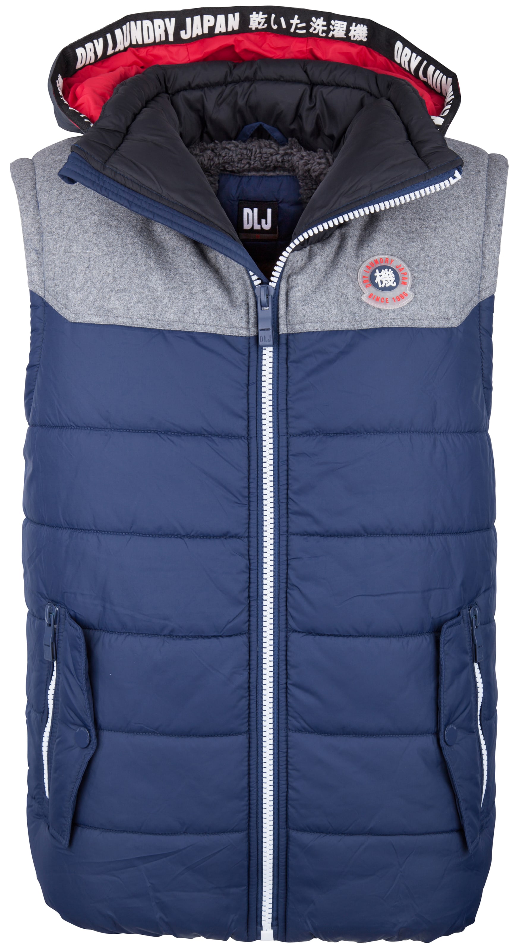 Dry Laundry - Bodywarmer in de kleur Marine