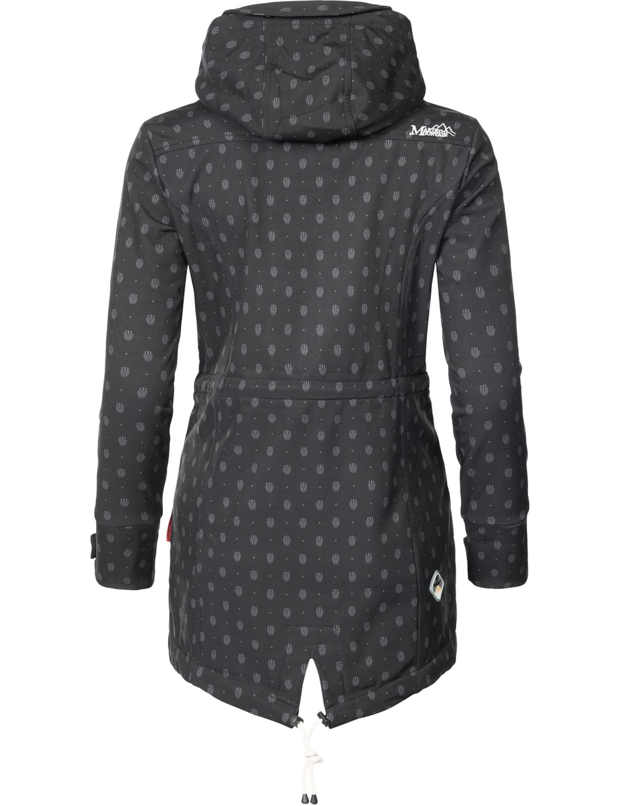 Manteau fonctionnel 'Zimtzicke' MARIKOO en noir