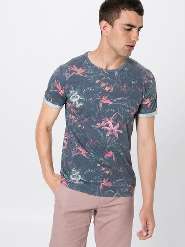 T-Shirt 'MT JUNGLE round' Key Largo en bleu : devant