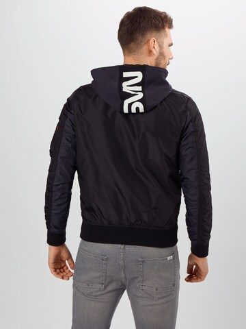 Veste mi-saison 'NASA' ALPHA INDUSTRIES en noir