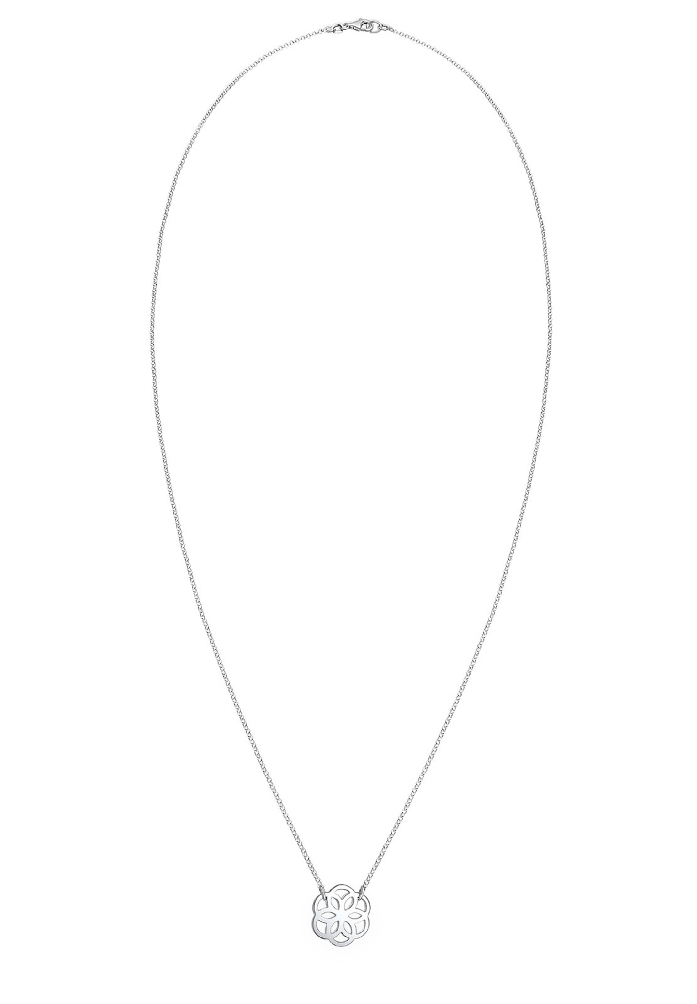 ELLI Halskette 'Blume' in Silber
