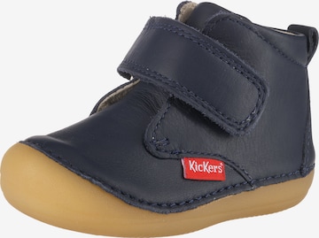 Kickers - Zapatos primeros pasos 'Sabio' en azul: frente