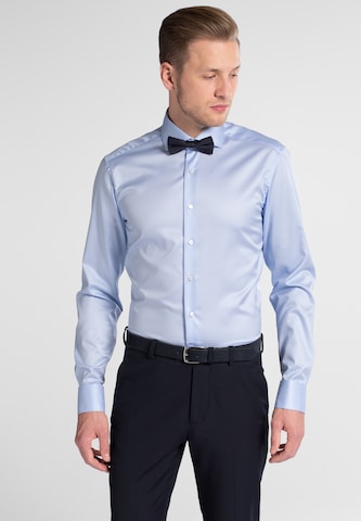 ETERNA Slim fit Overhemd in Blauw: voorkant