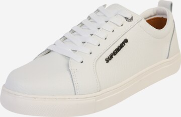 Superdry Sneakers laag 'TRUMAN' in Wit: voorkant