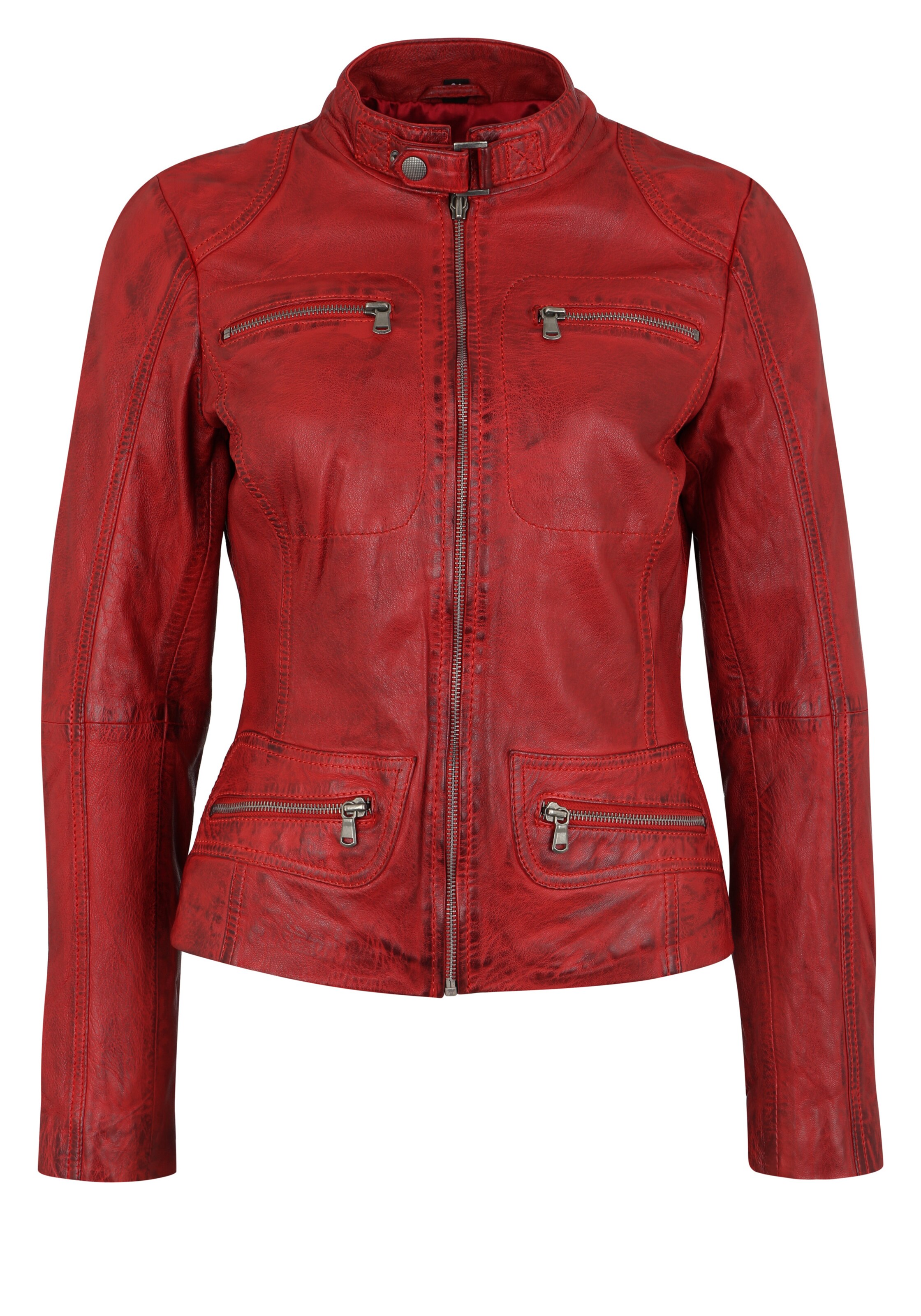 7ELEVEN Between-Season Jacket in Red: front