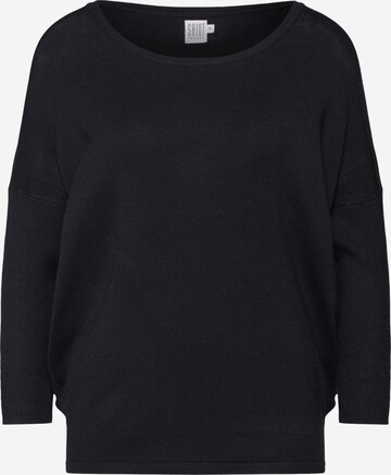 SAINT TROPEZ Sweater 'Mila' in Black: front