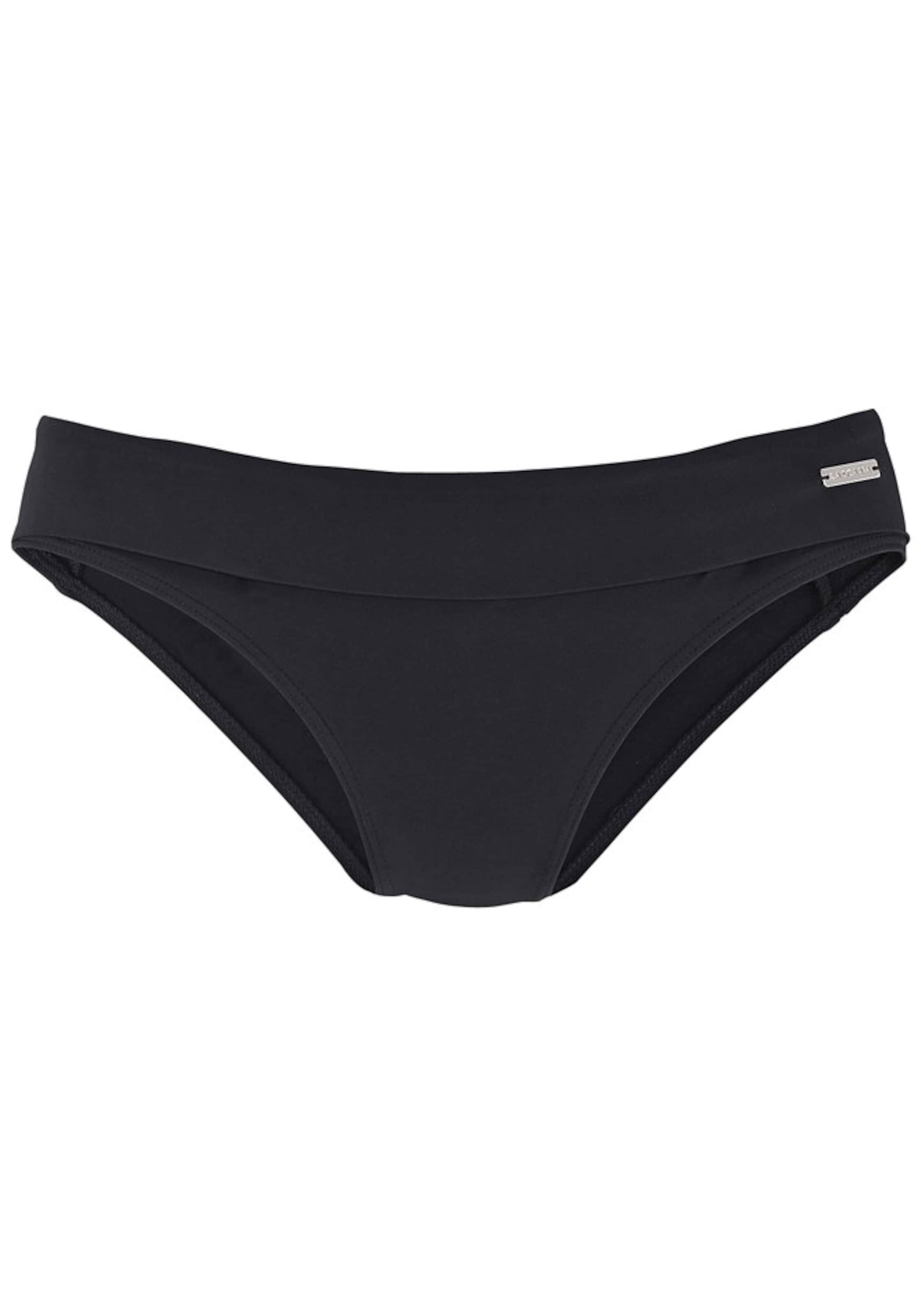 LASCANA Bikini hlačke 'Sofia' | črna barva: sprednja stran