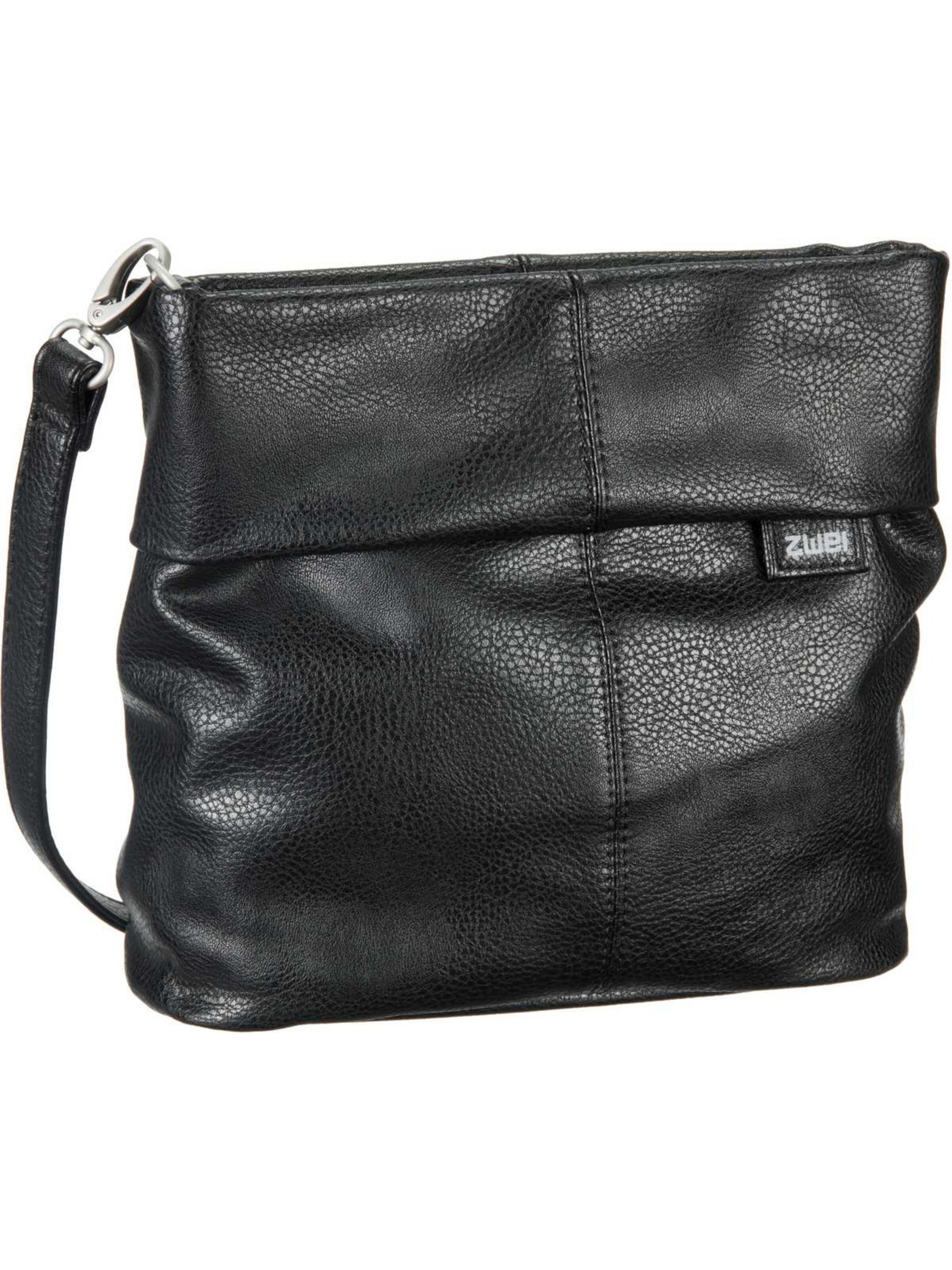 ZWEI Schoudertas 'Mademoiselle' in Zwart: voorkant