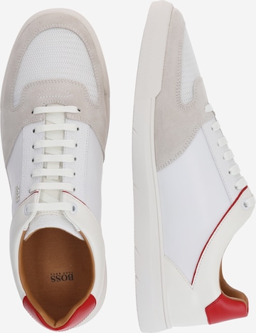 Baskets basses BOSS Orange en blanc