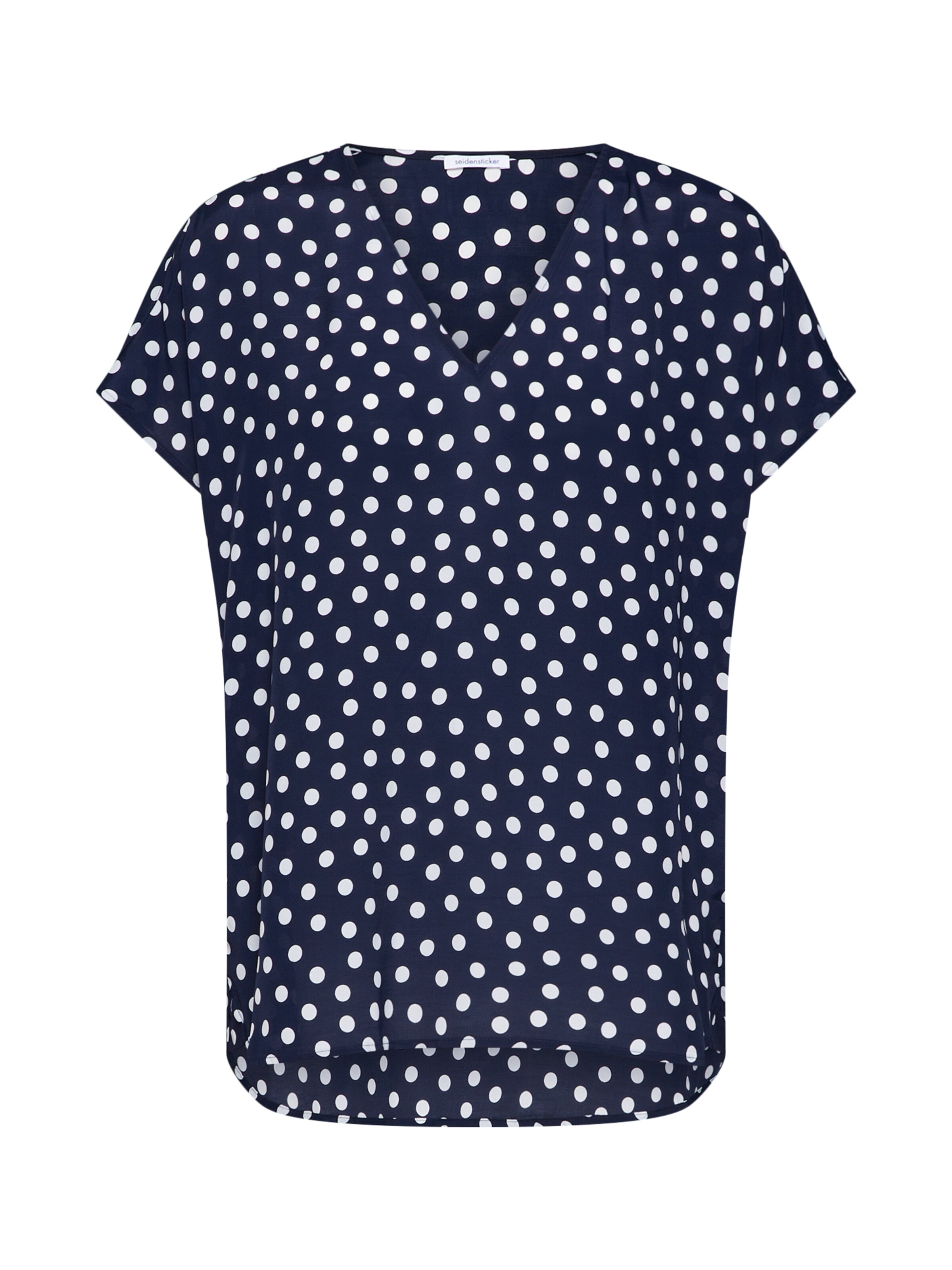 SEIDENSTICKER - Blouse 'Schwarze Rose' in de kleur Blauw