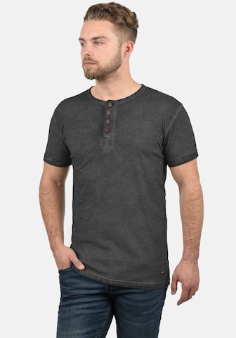 !Solid Shirt 'Tihn' in Black: front