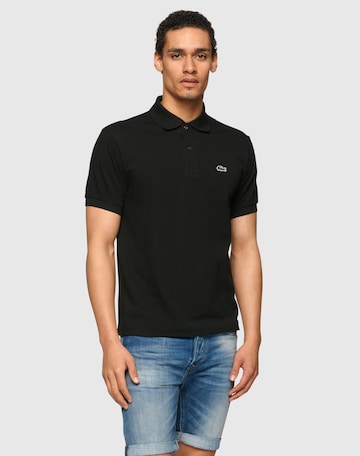 Regular fit Maglietta di LACOSTE in nero: frontale