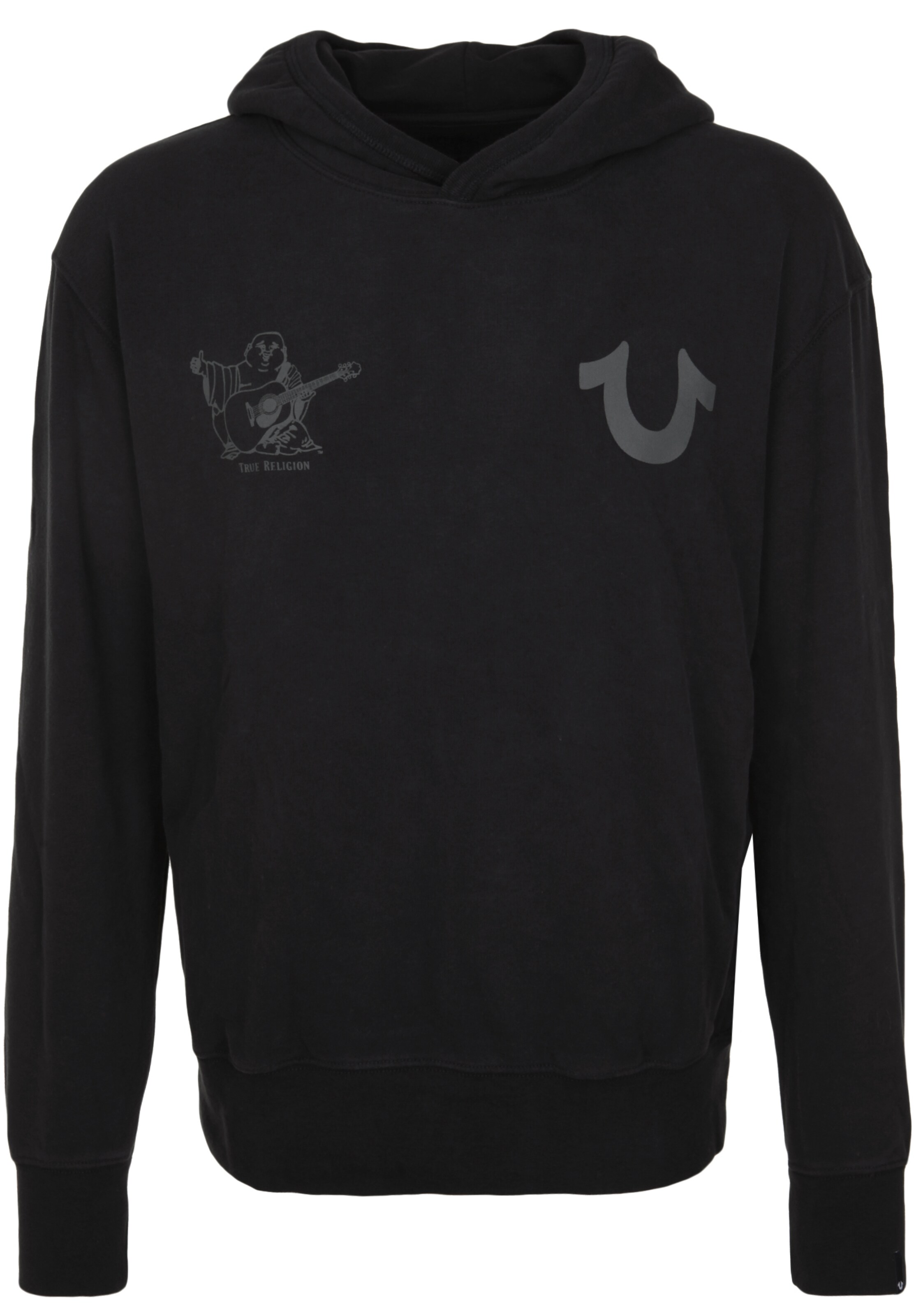 True Religion - Trui 'BUDDHA HOODIE' in de kleur Zwart