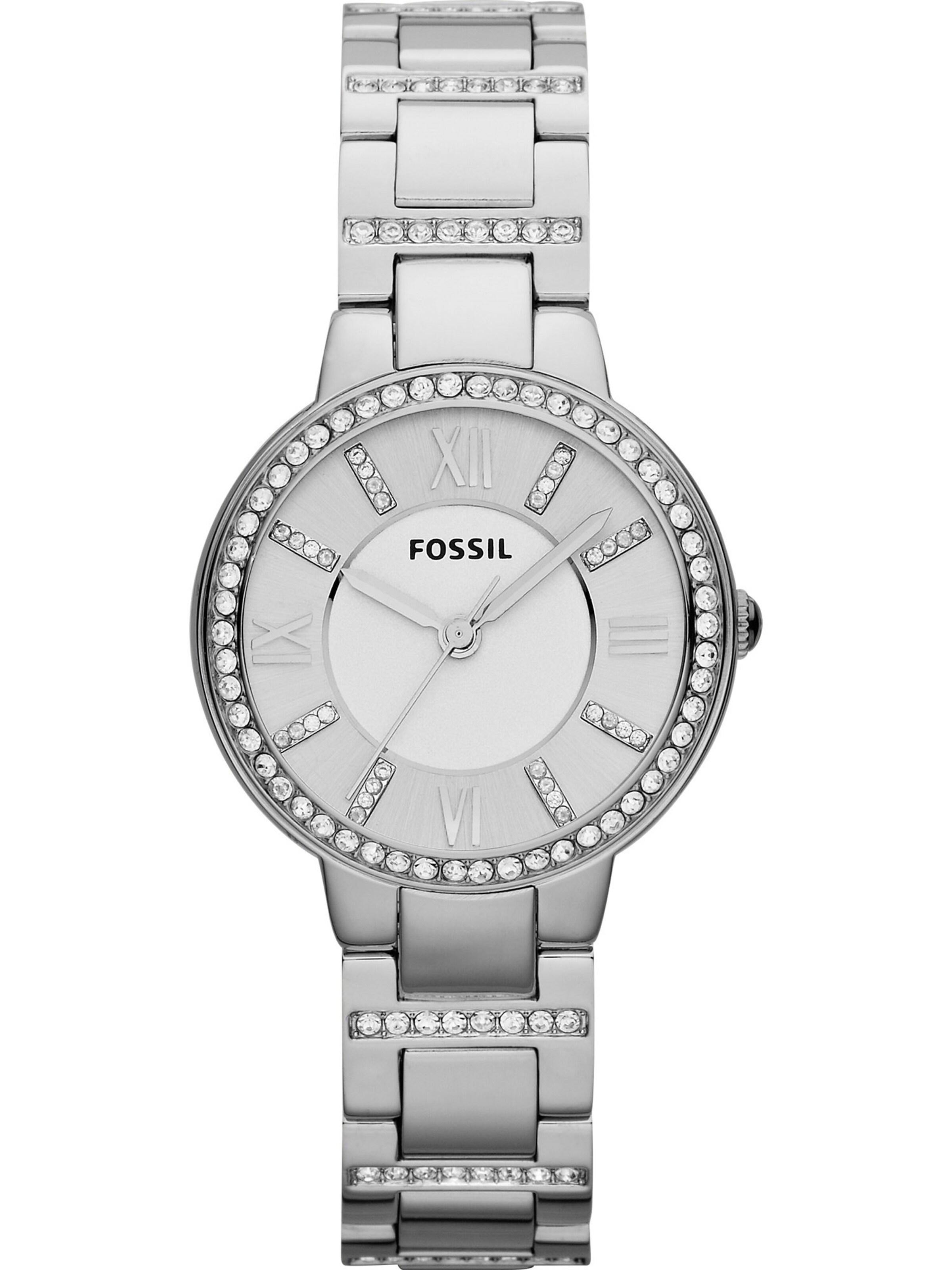 FOSSIL Uhr 'Virginia' in Silber: Vorderseite