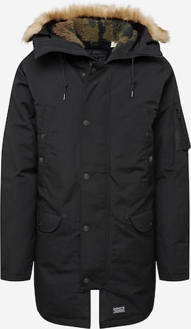 LEVI'S ® Parka 'Davidson' in Schwarz: predná strana