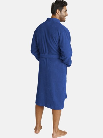 Jan Vanderstorm Long Bathrobe 'Janning' in Blue