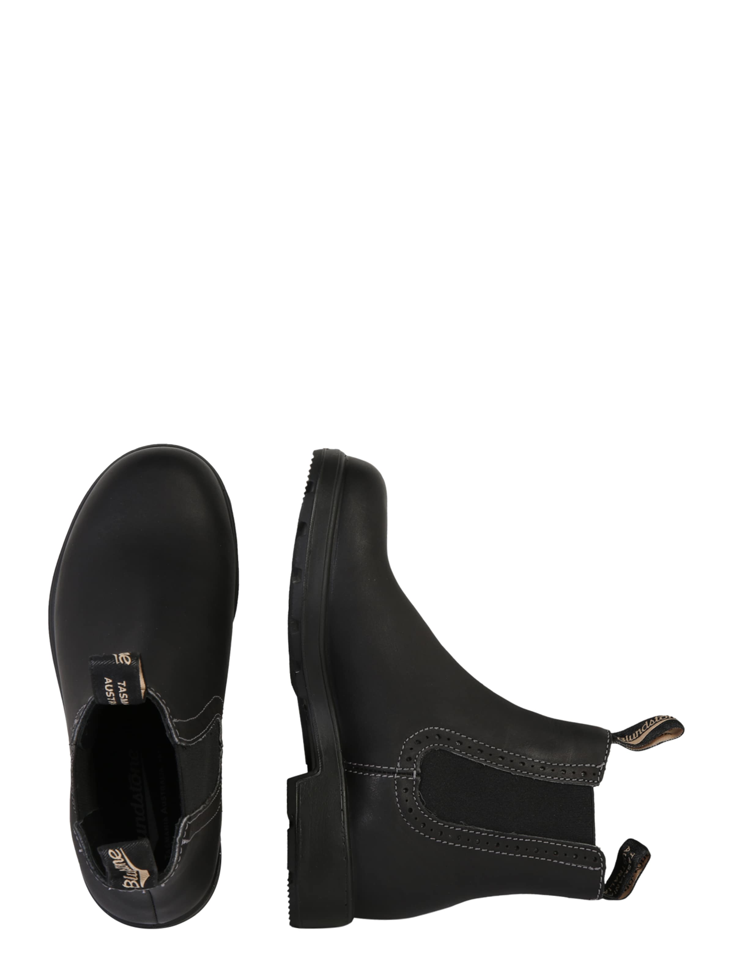 Chelsea Boots Blundstone en noir : sur le côté