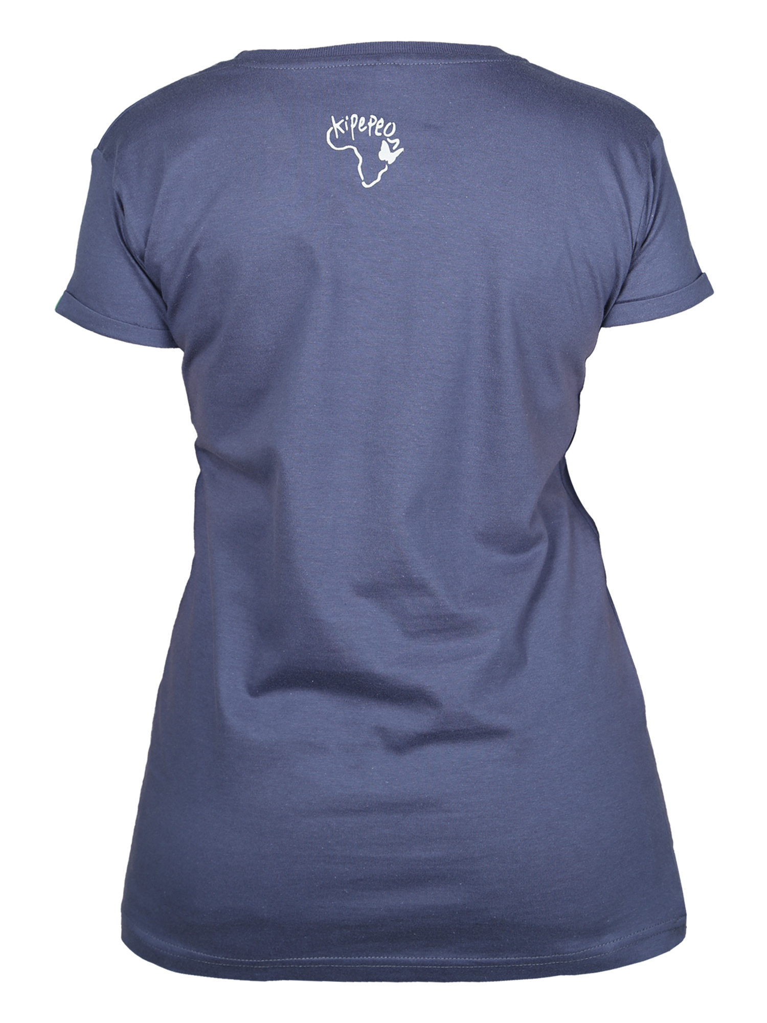 Kipepeo Clothing T-Shirt Shirt Elephant Charcoal in Blau 