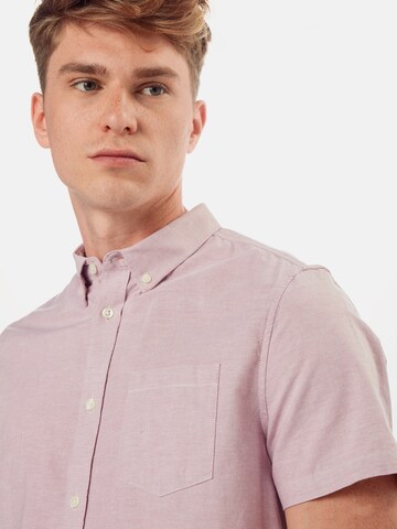 BURTON MENSWEAR LONDON Slim fit Button Up Shirt in Pink