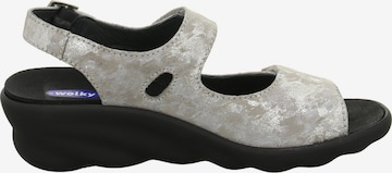 Wolky Sandale in Grau