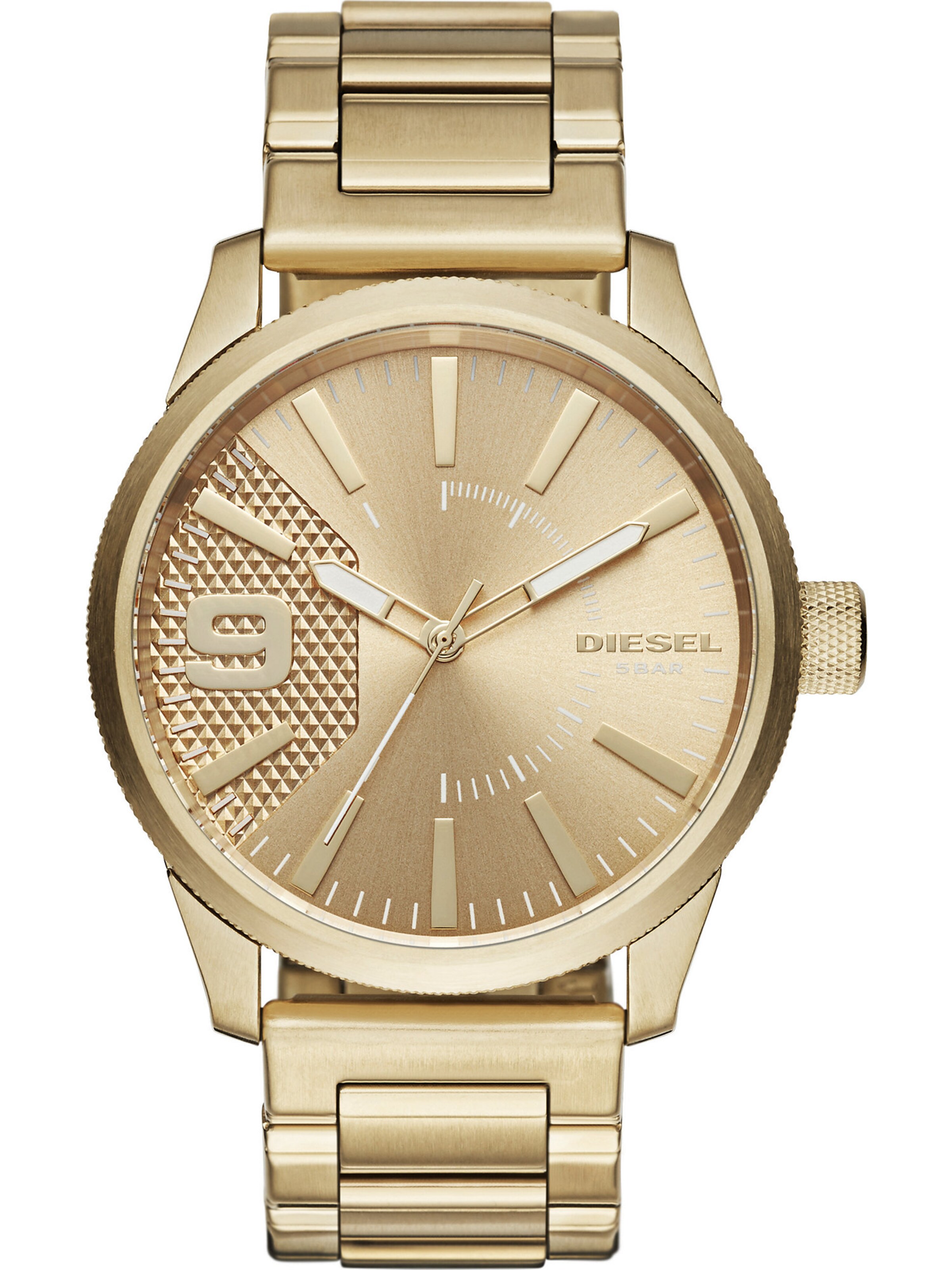 DIESEL Uhr in Gold: Vorderseite